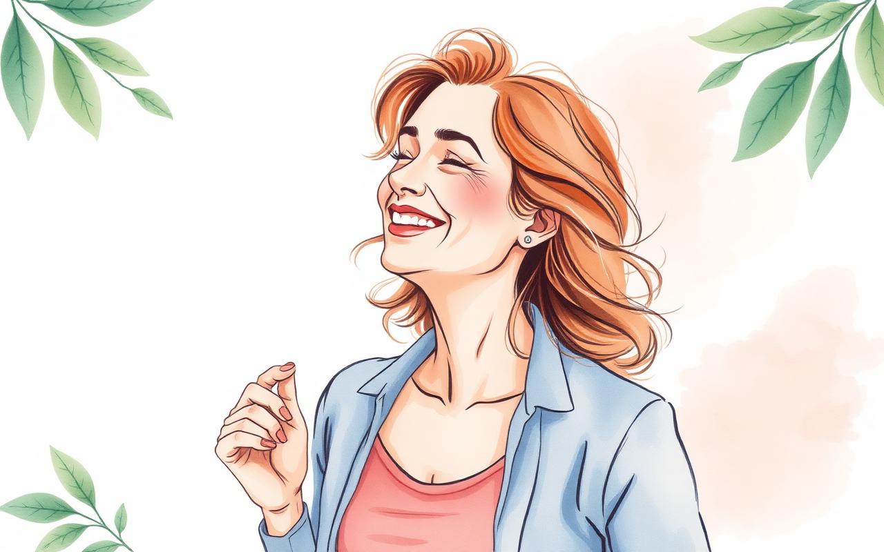 Woman feeling balanced and energetic after My EstroGem UK